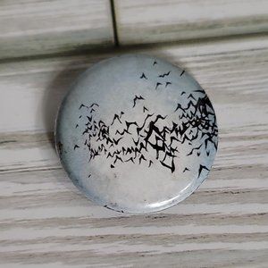 Batman The Dark Knight Rises Flying Bats Lapel Hat Pin (S 12) TM DC Comics